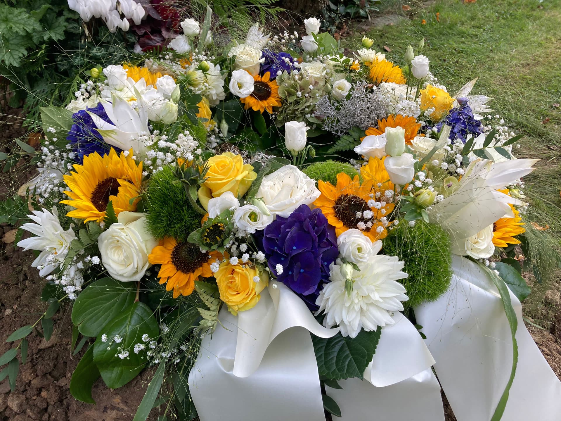 Coronas funerarias en Ferrol